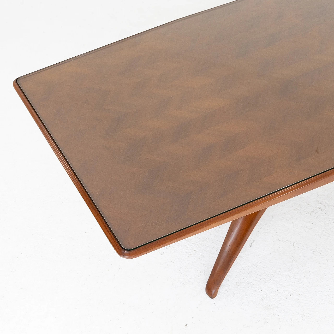 Cherrywood table by La Permanente furniture Cantù, 1970s 8