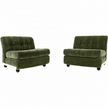 Pair of Amanta armchairs, Mario Bellini for C&B Italia