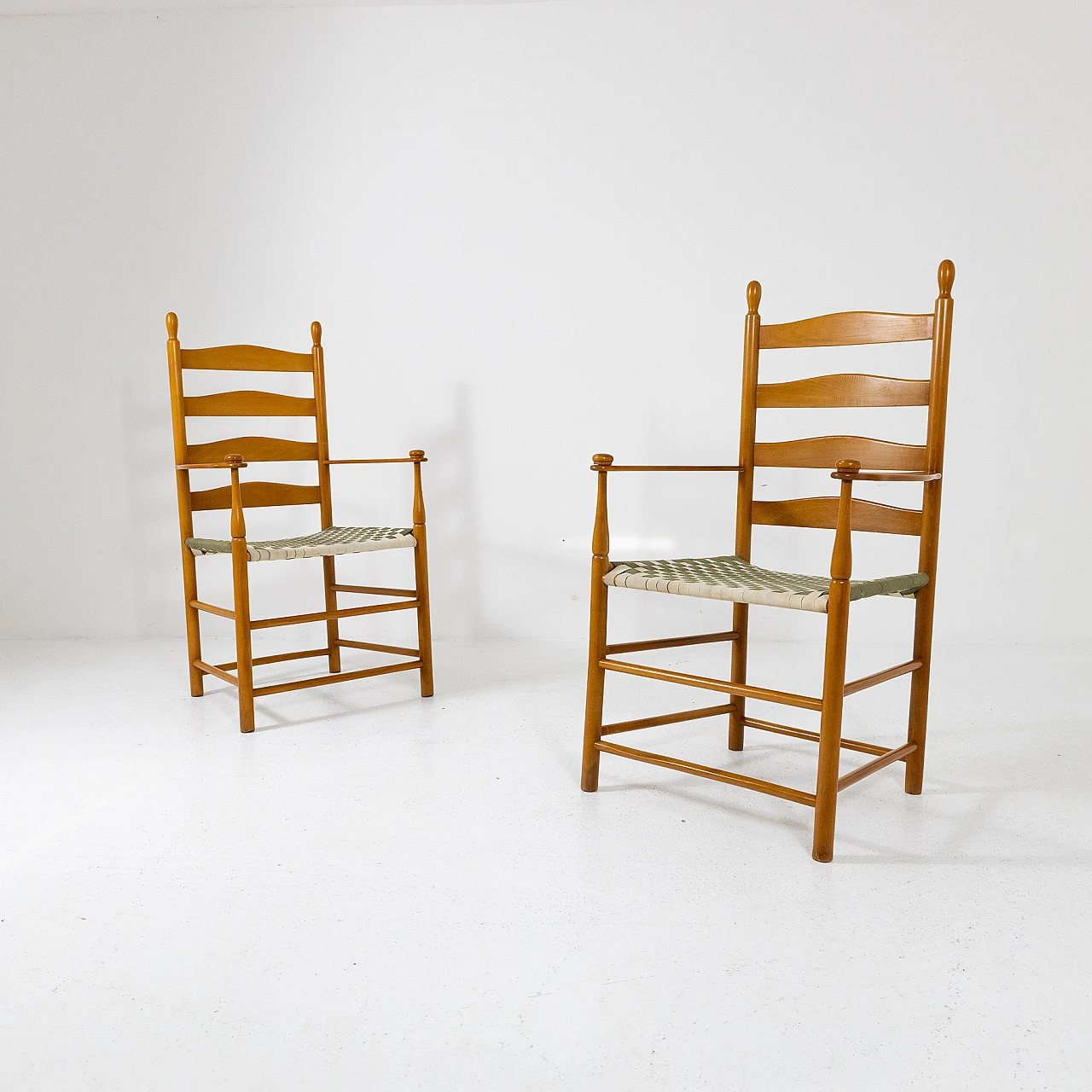 Pair of armchairs from the Shakers series, for De Padova 4