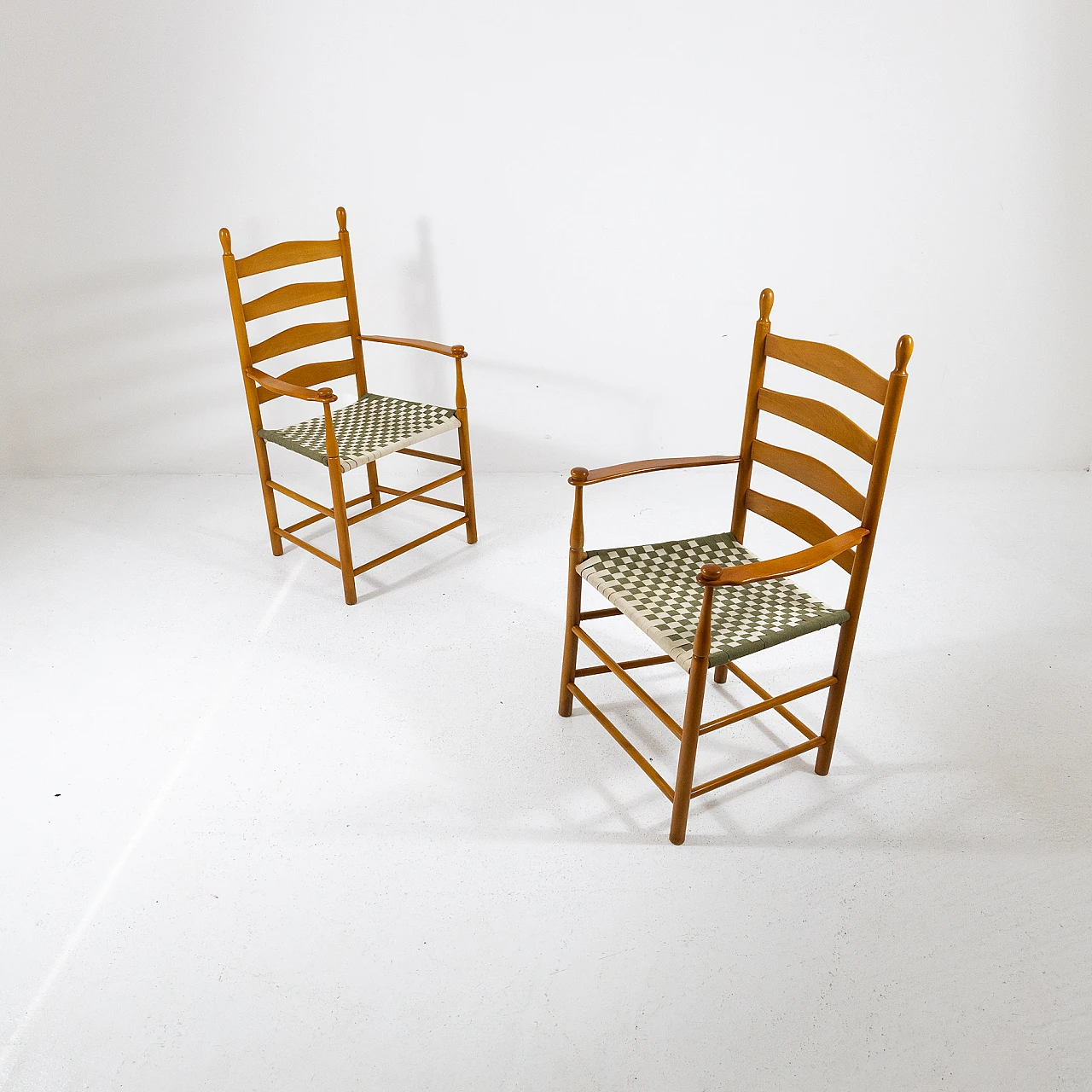 Pair of armchairs from the Shakers series, for De Padova 7