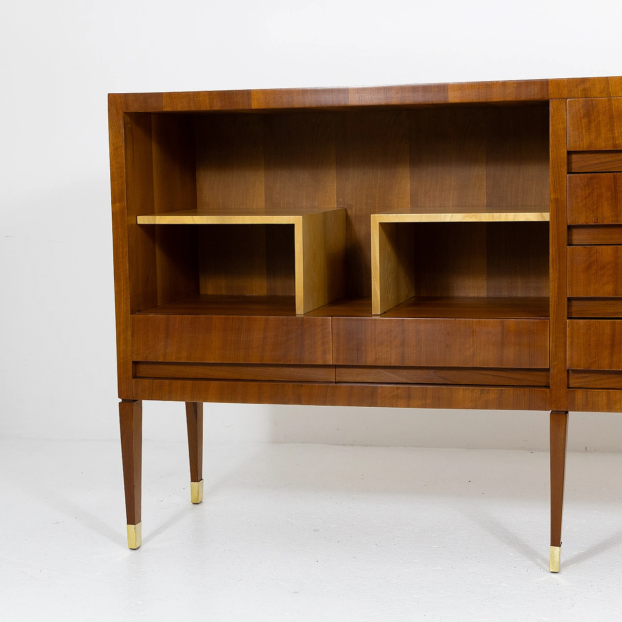 Walnut and beech sideboard, 1960s 2