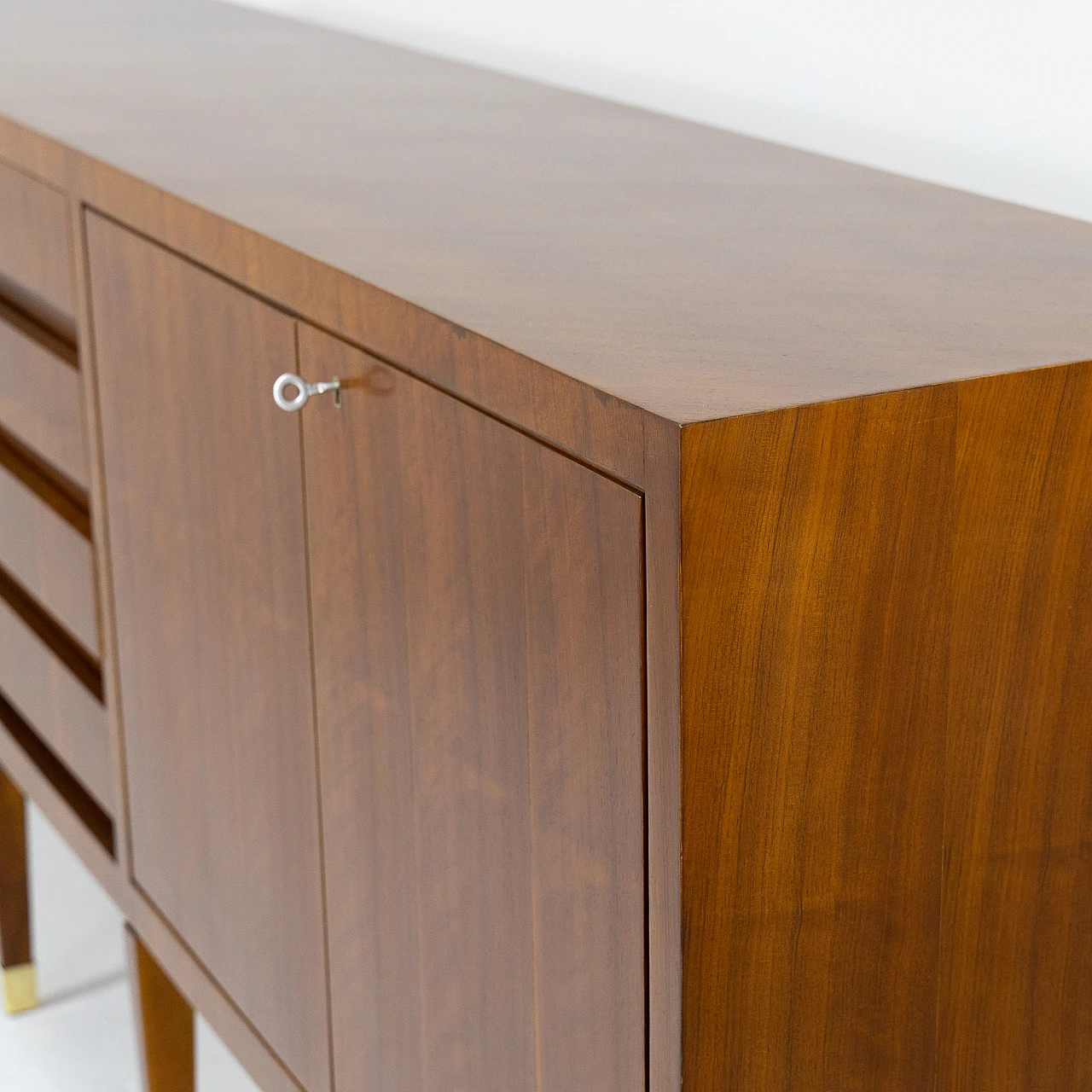 Walnut and beech sideboard, 1960s 12