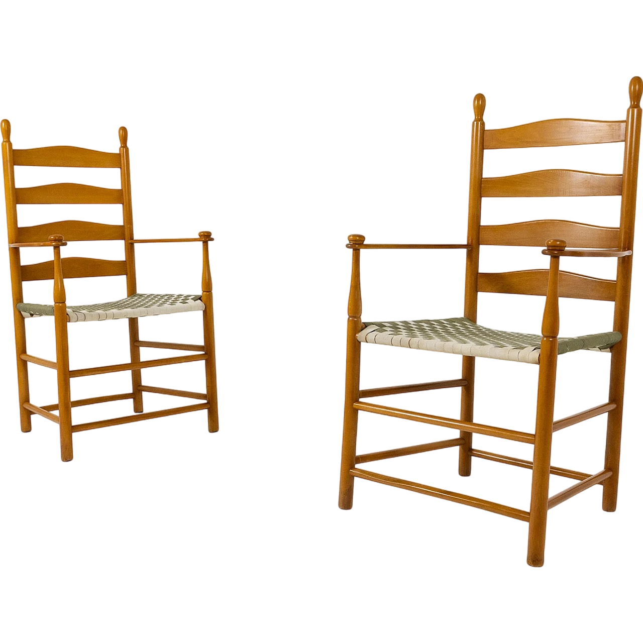 Pair of armchairs from the Shakers series, for De Padova 18