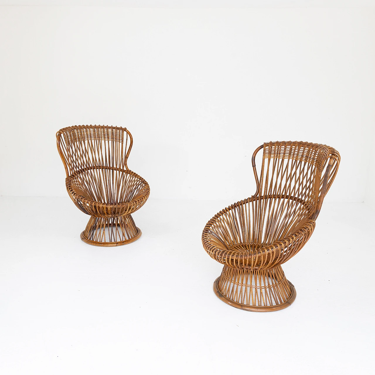 Pair of Margherita armchairs by Franco Albini, 1970s 2