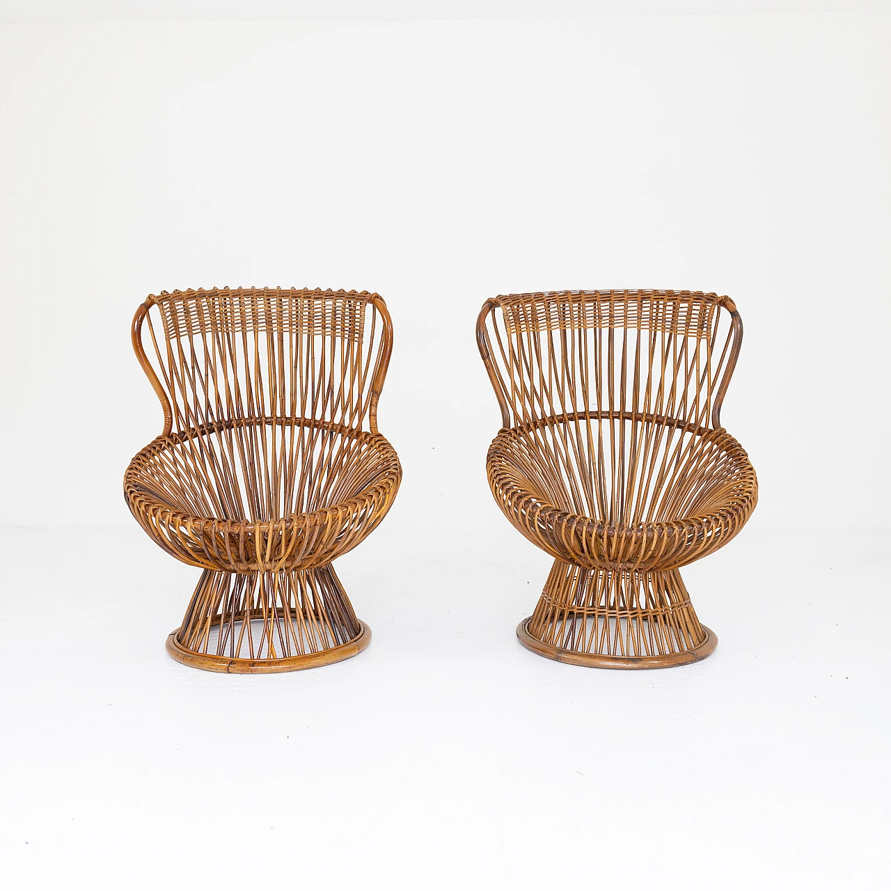 Pair of Margherita armchairs by Franco Albini, 1970s 5