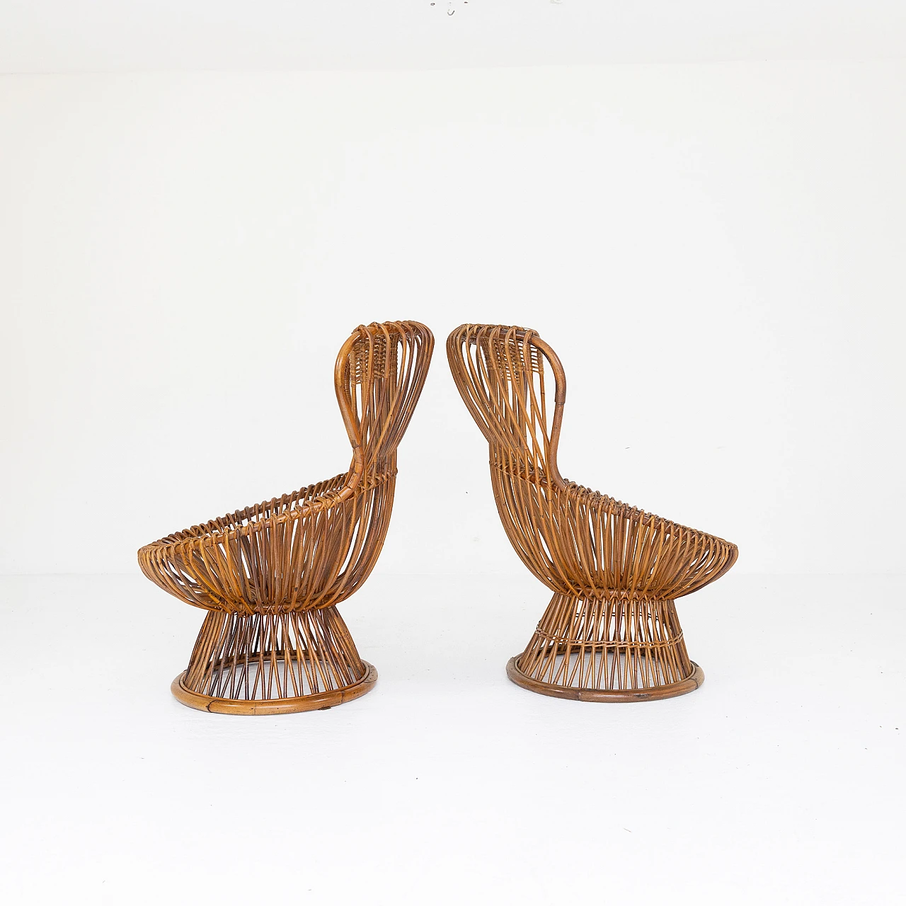 Pair of Margherita armchairs by Franco Albini, 1970s 6