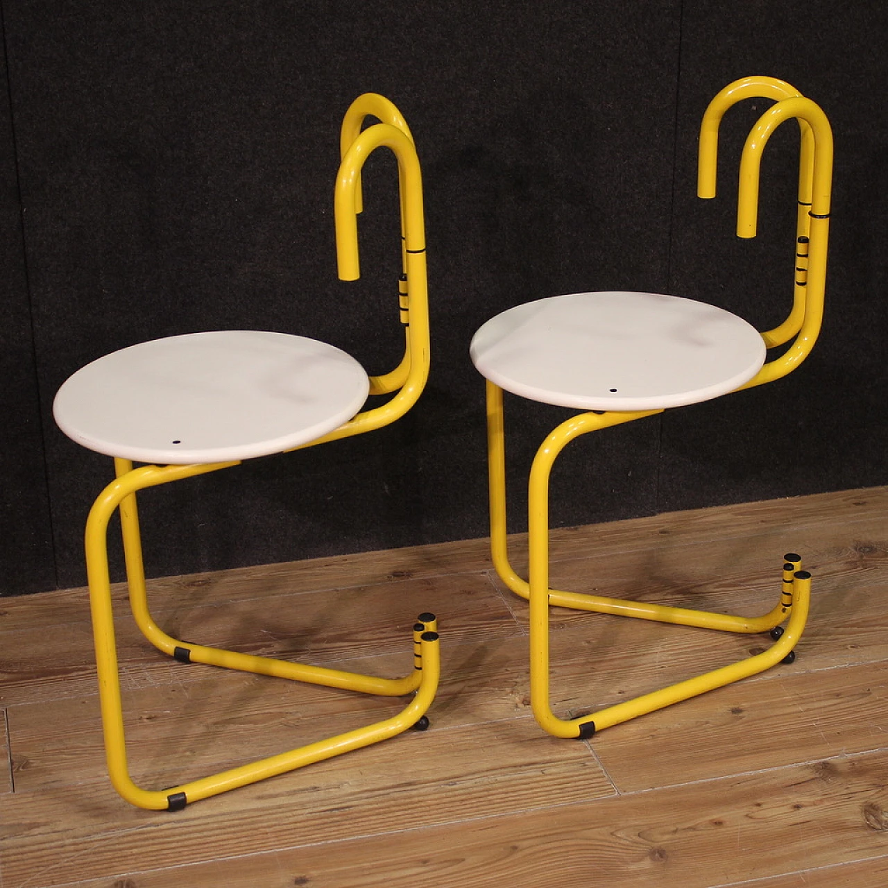 Five Binda mod. stools Luca Leonori for Pallucco, 1982 6