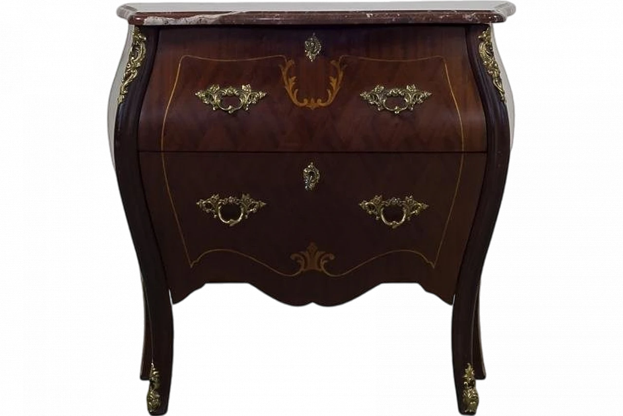 French Mahogany Veneer Commode, 1930s 13