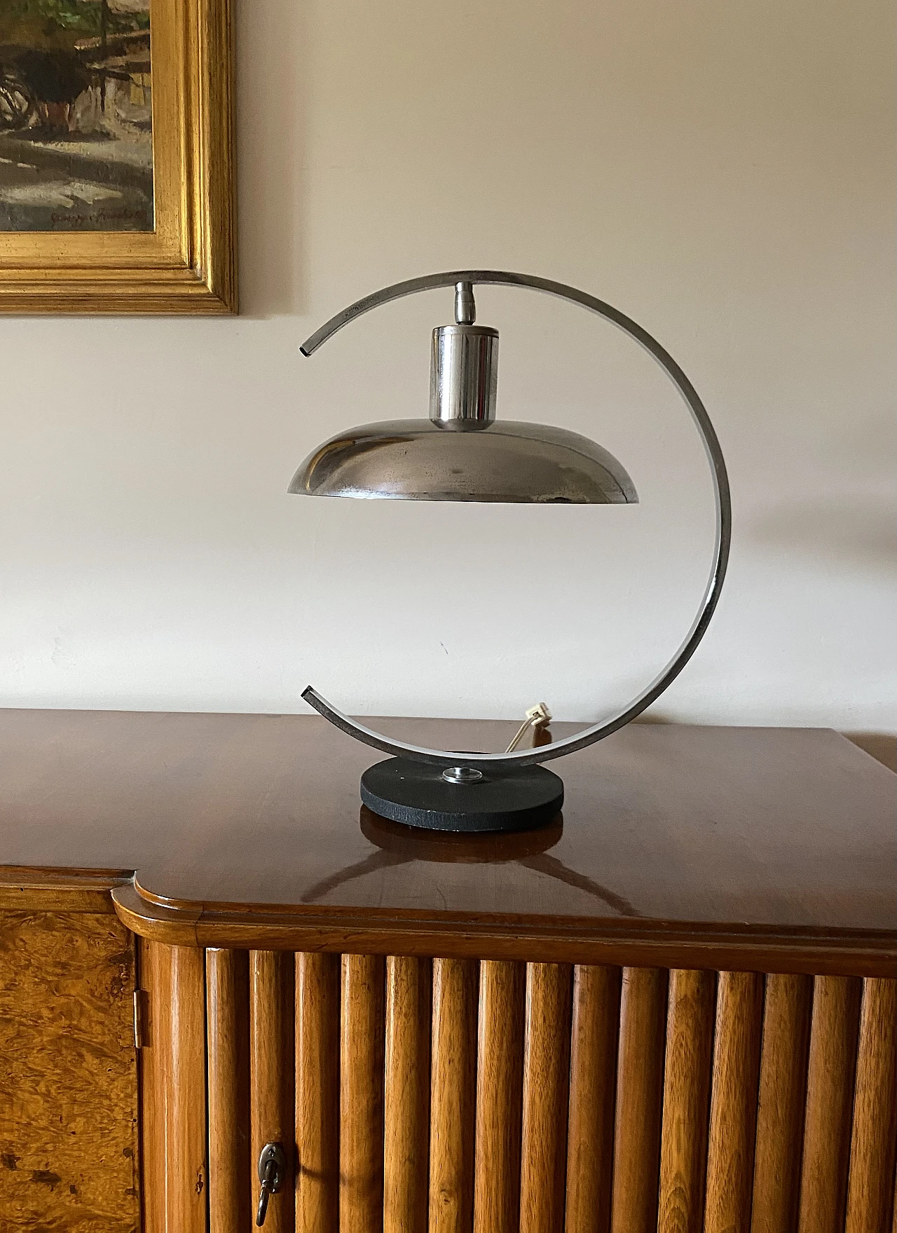 Lampada da tavolo alla maniera di Mariano Fortuny, anni '70 2