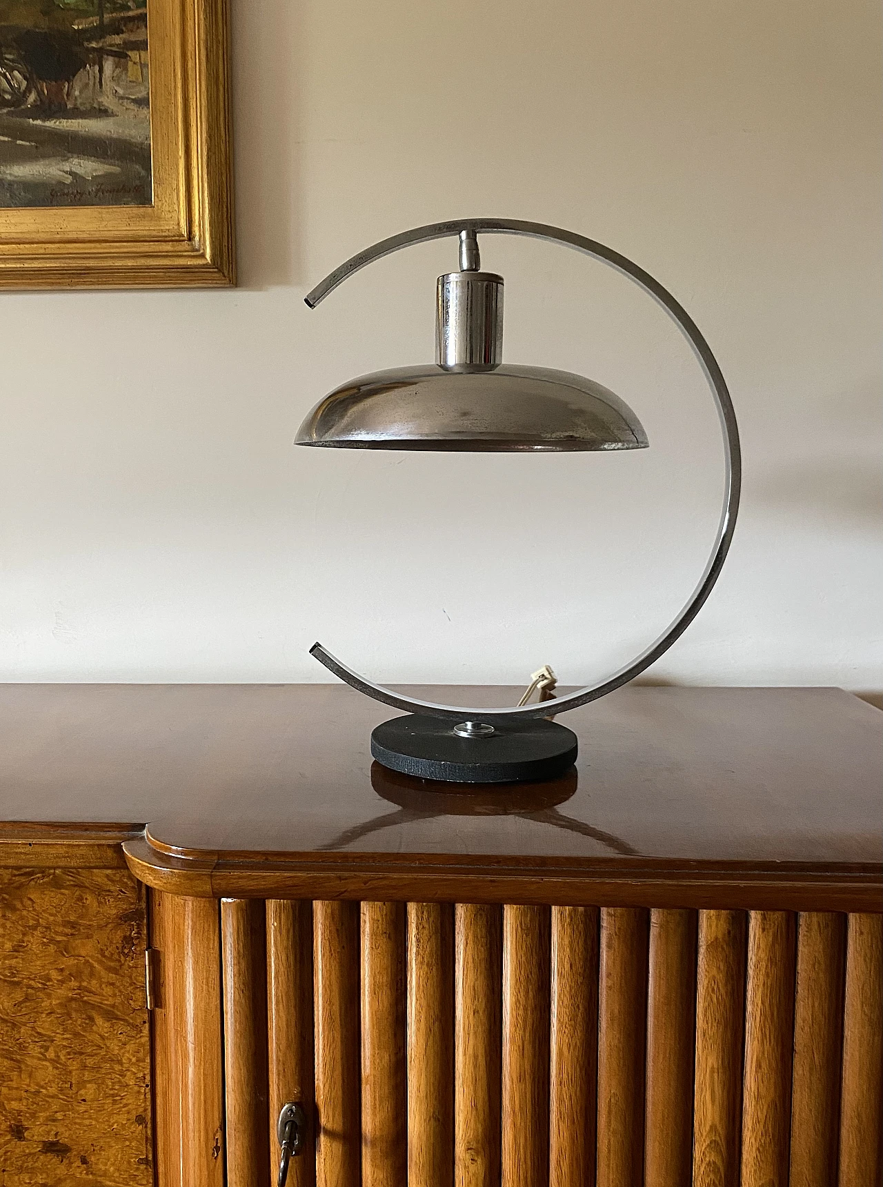 Table lamp in the manner of Mariano Fortuny, 1970s 3