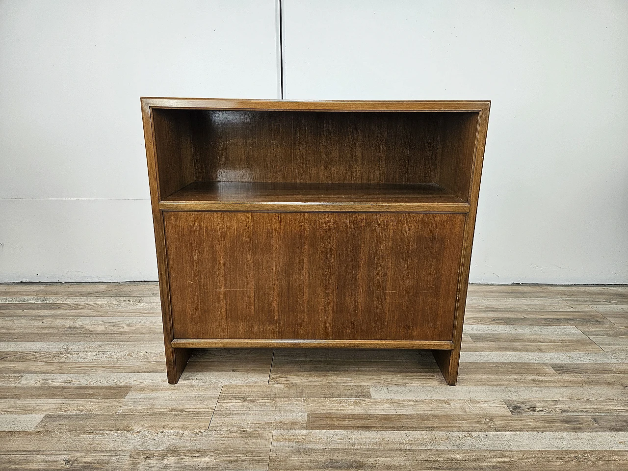 Living room cabinet with side compartment, 1970s 1