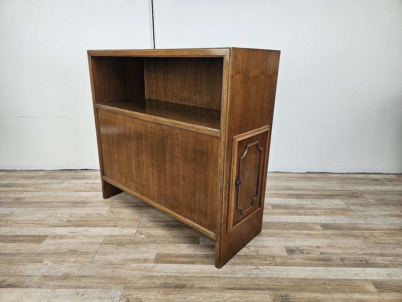 Living room cabinet with side compartment, 1970s 2