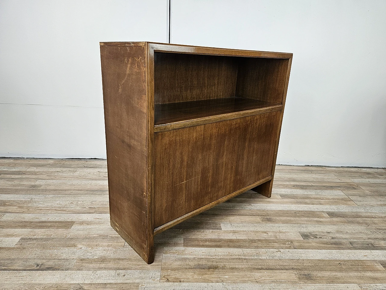 Living room cabinet with side compartment, 1970s 3