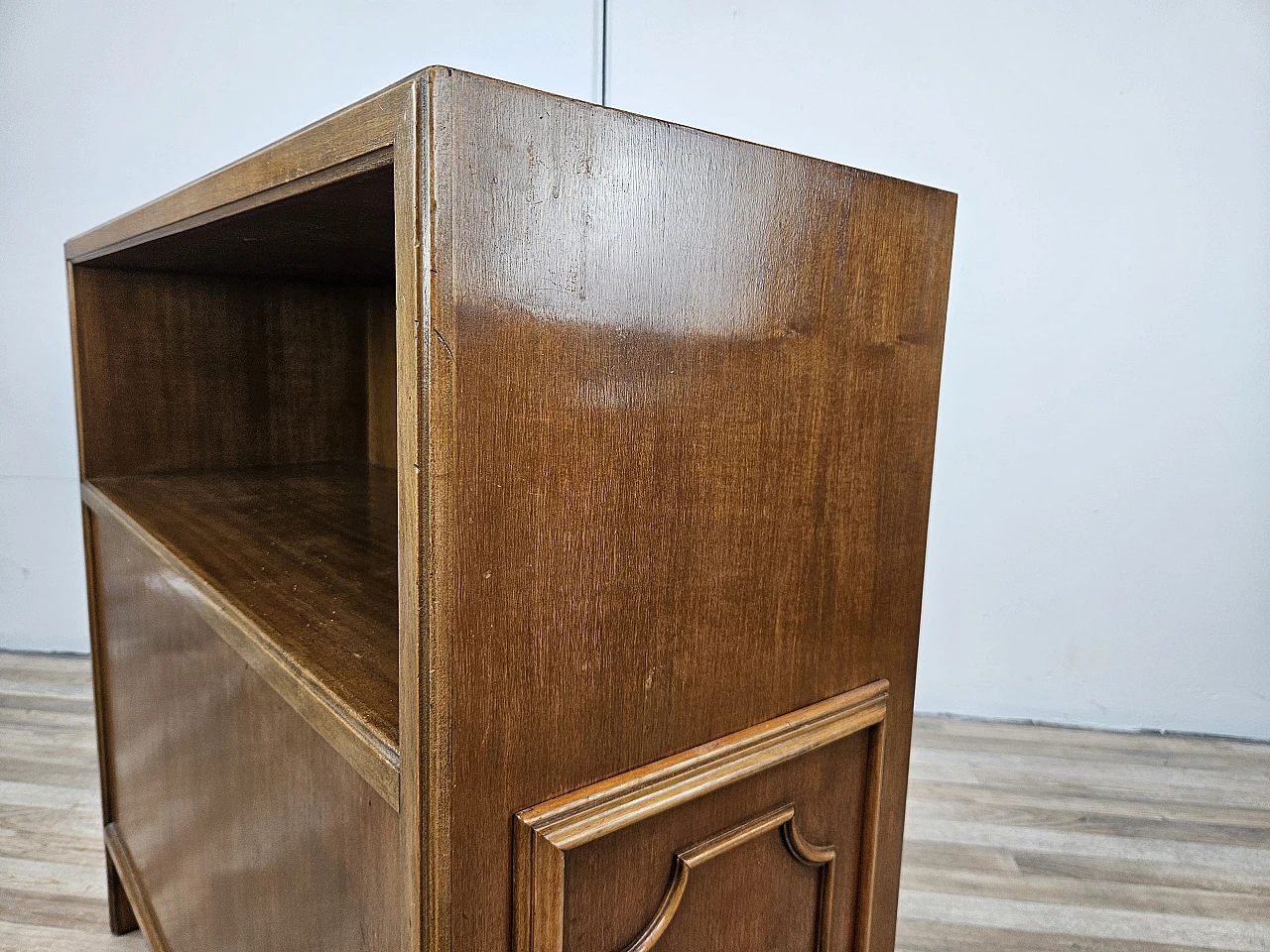 Living room cabinet with side compartment, 1970s 11