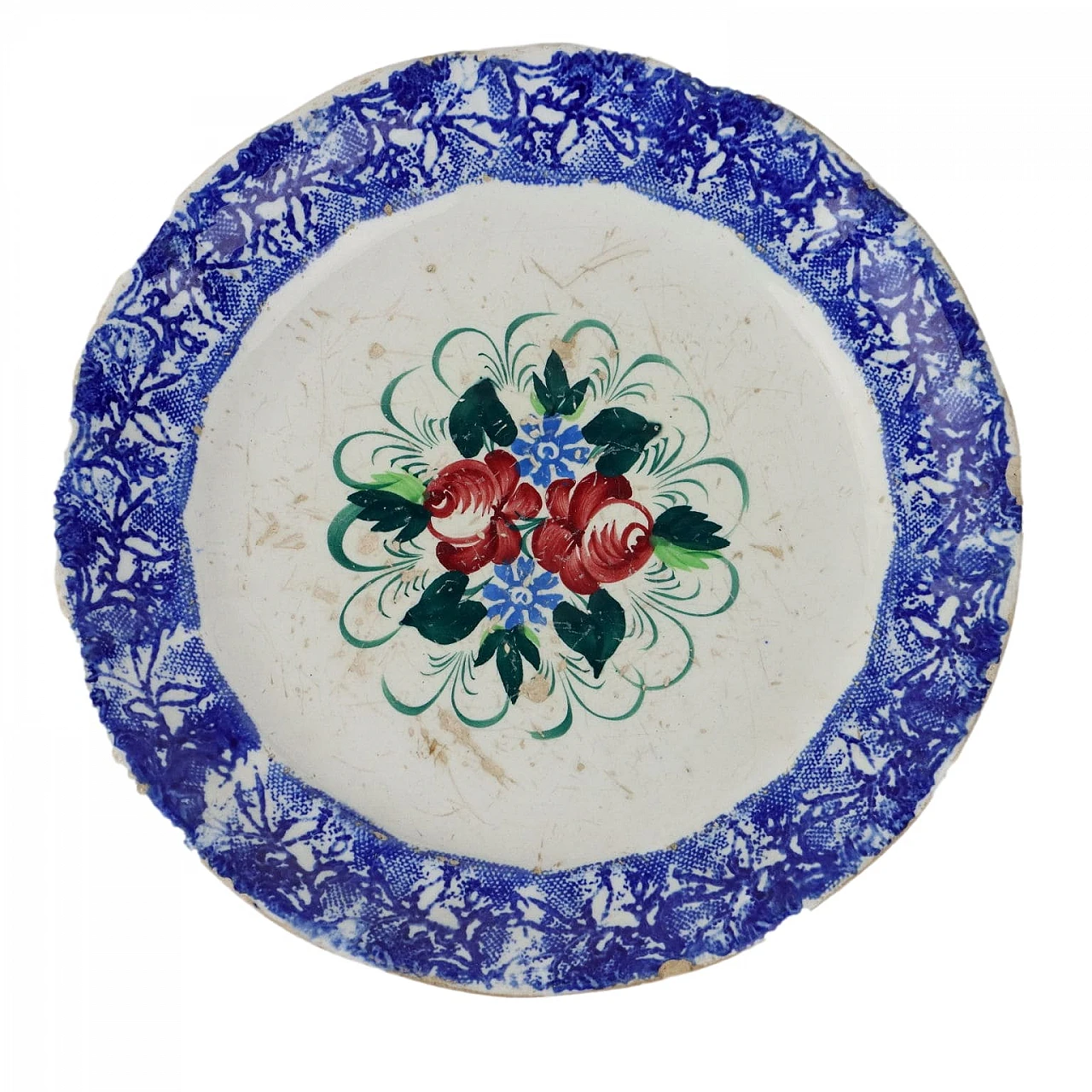 Mondovì ceramic plate, late 19th century 1