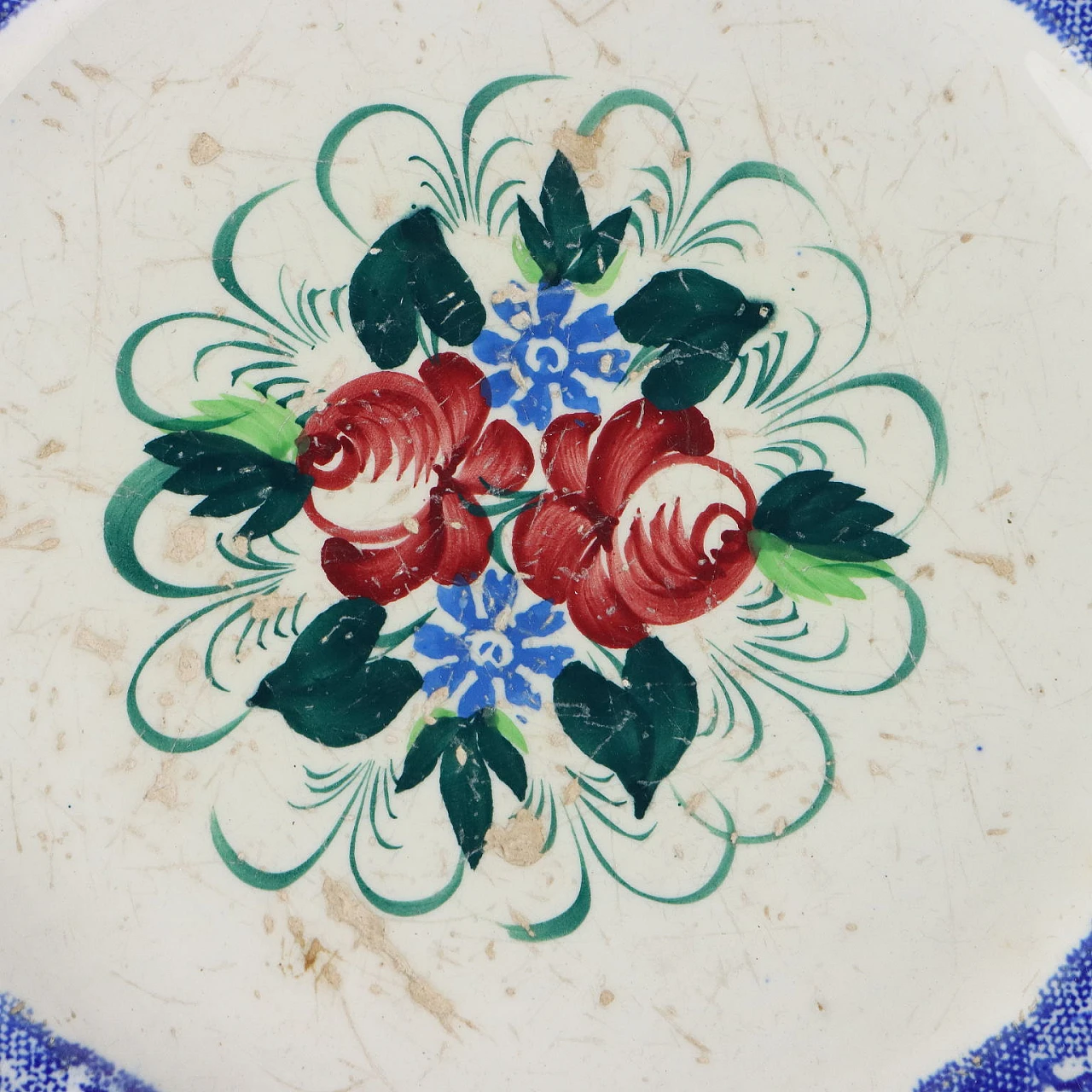 Mondovì ceramic plate, late 19th century 3