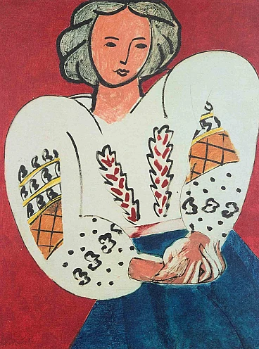 Henri Matisse (dopo), La Blouse Roumaine, litografia Anni 2000