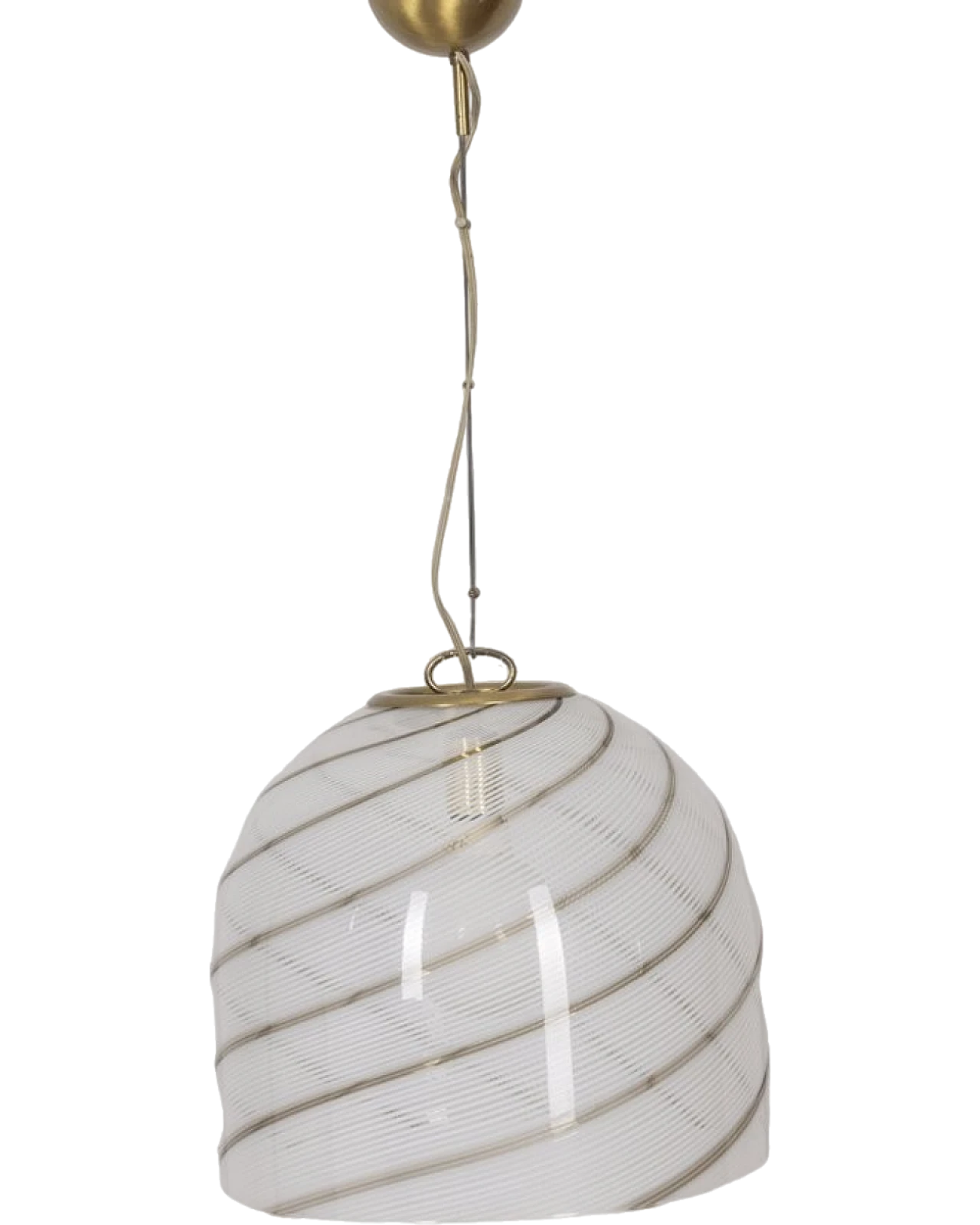 Vintage Italian Ceiling Light in Murano Glass, 1970s 8