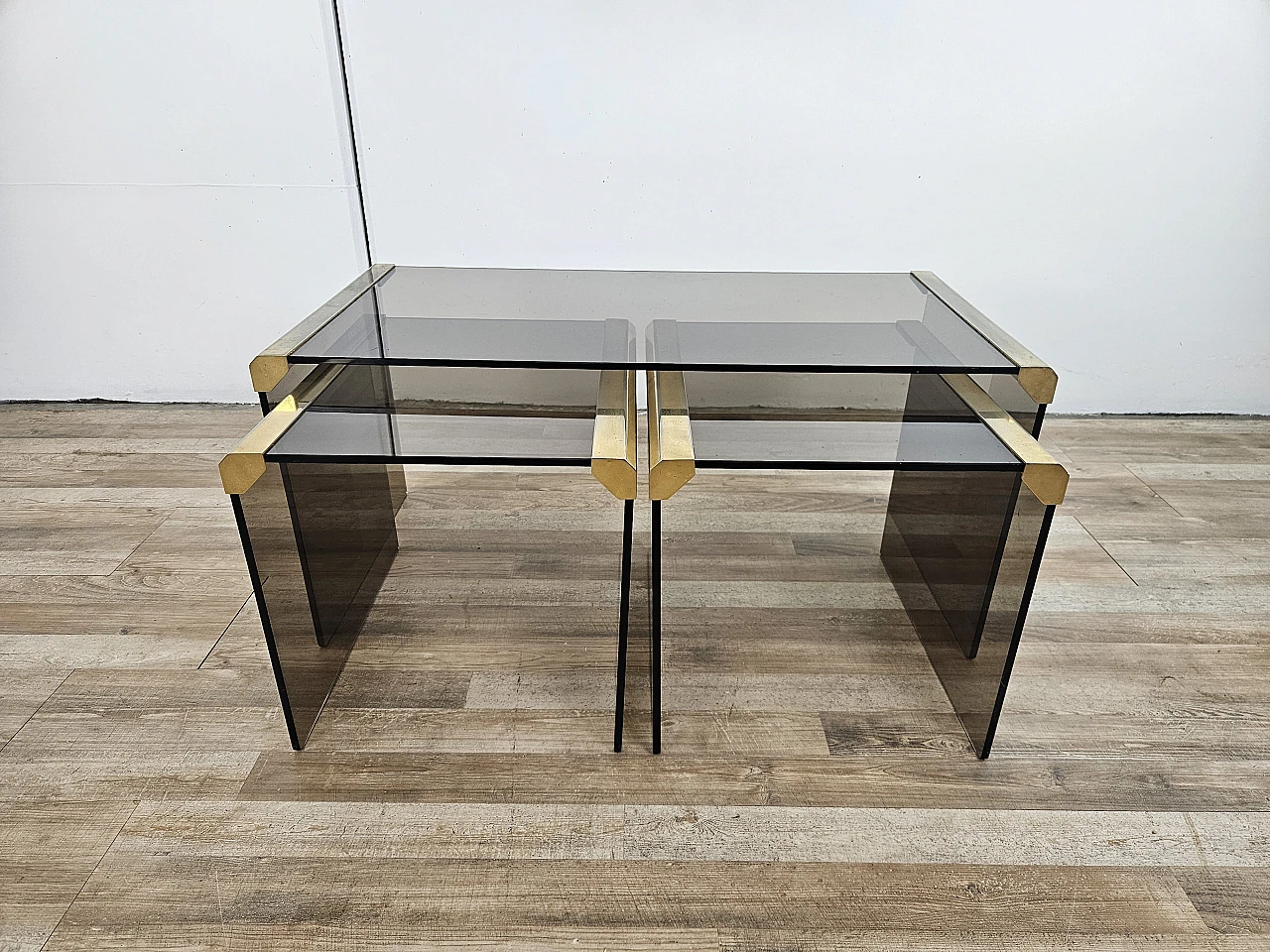 T35 nesting tables by Pierangelo Gallotti for Gallotti and Radice, 70s 2