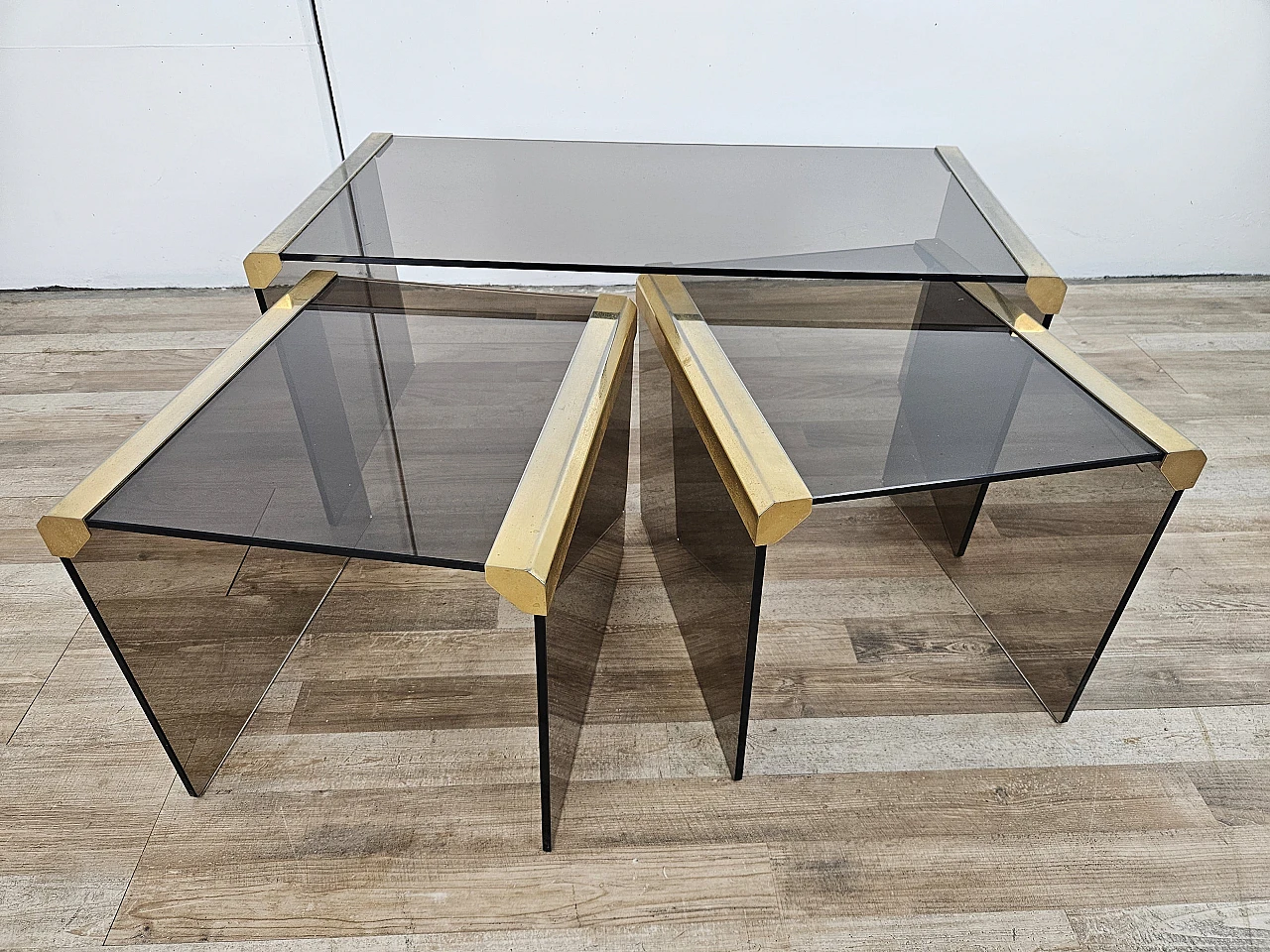 T35 nesting tables by Pierangelo Gallotti for Gallotti and Radice, 70s 3