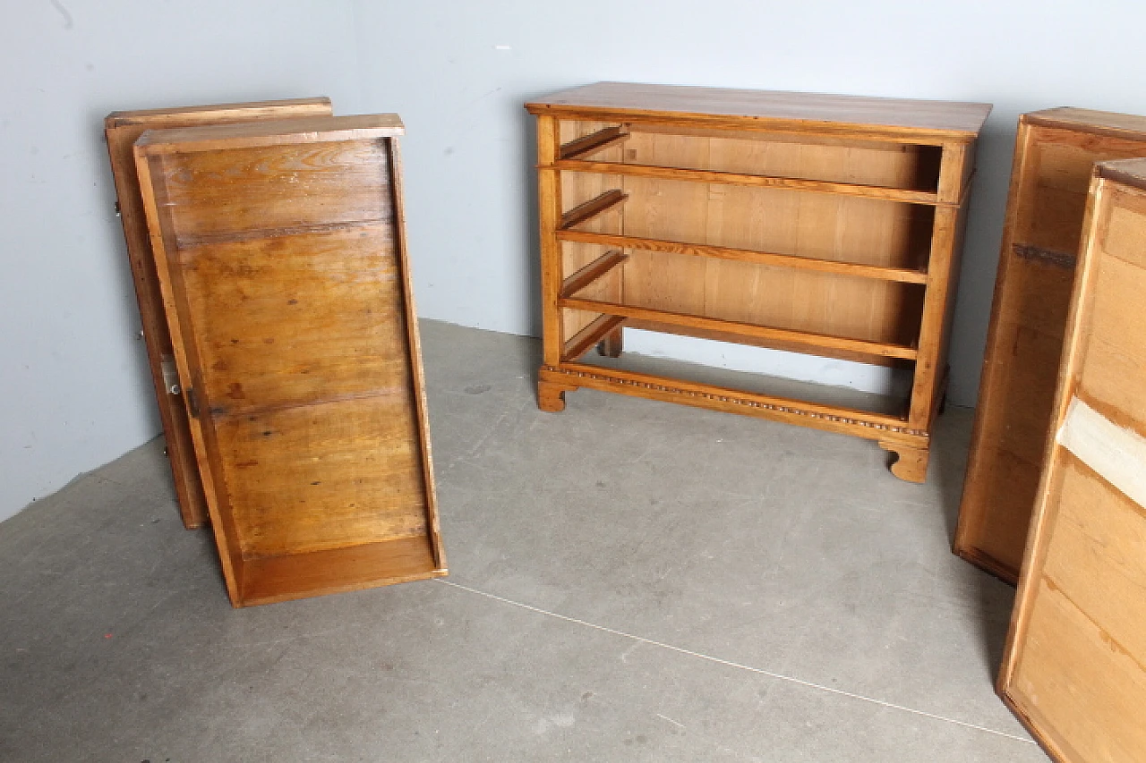 Rustic Tuscan chest of drawers in solid wood, 19th century 14