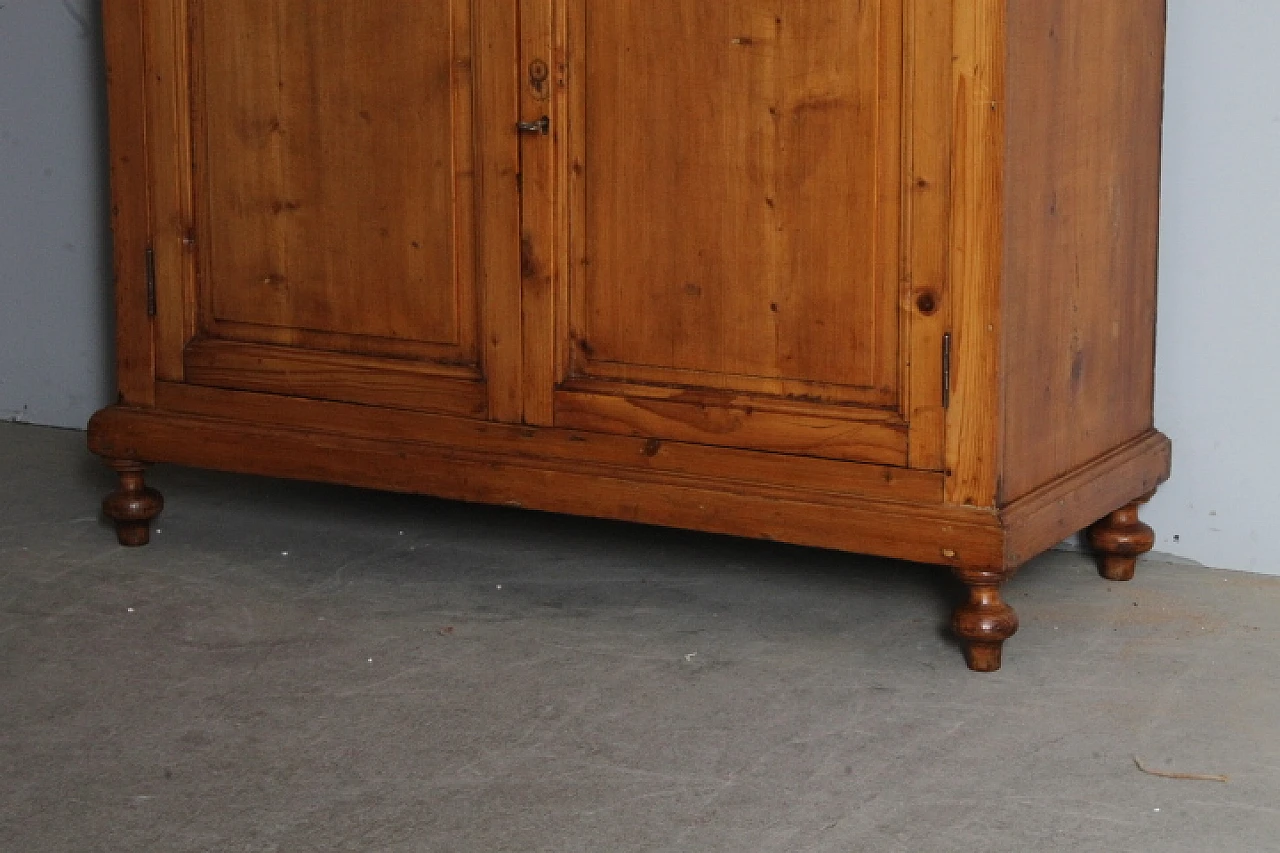 Tuscan rustic natural wood cupboard, 19th century 2