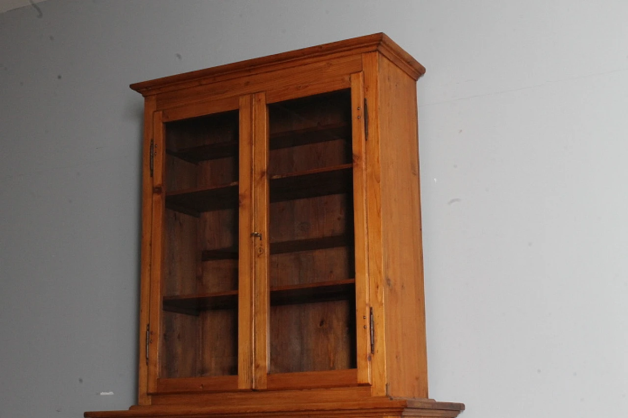 Tuscan rustic natural wood cupboard, 19th century 4