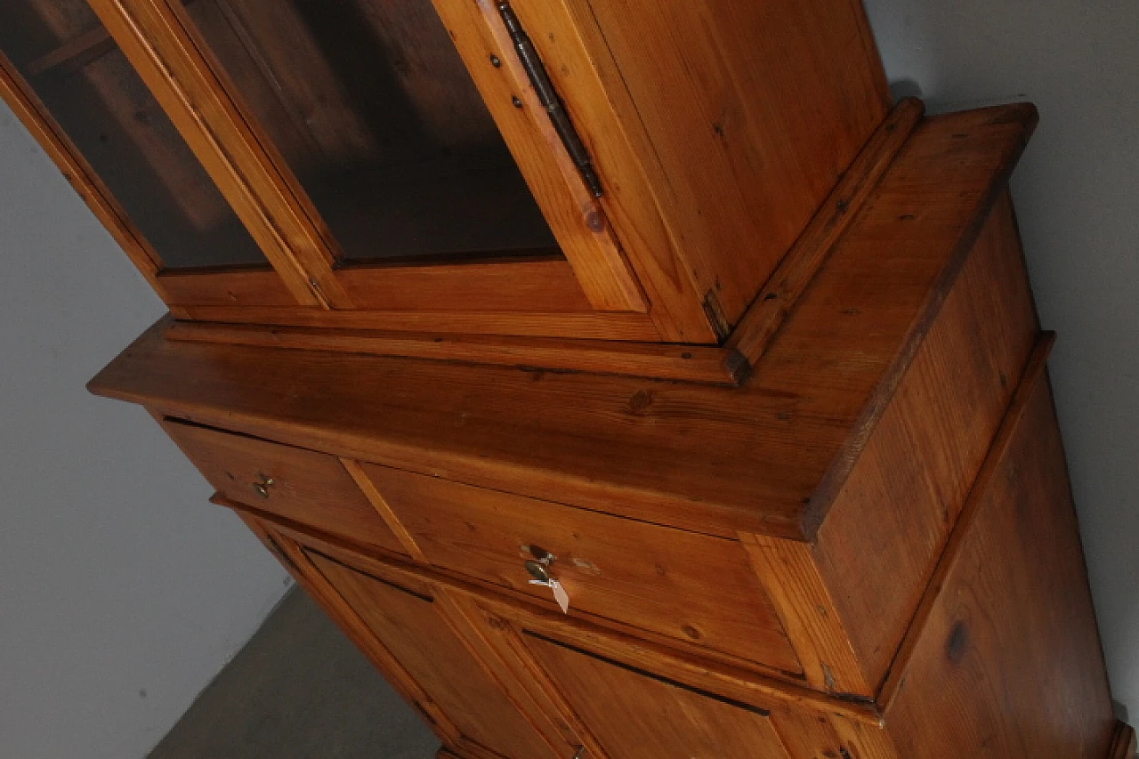 Tuscan rustic natural wood cupboard, 19th century 8