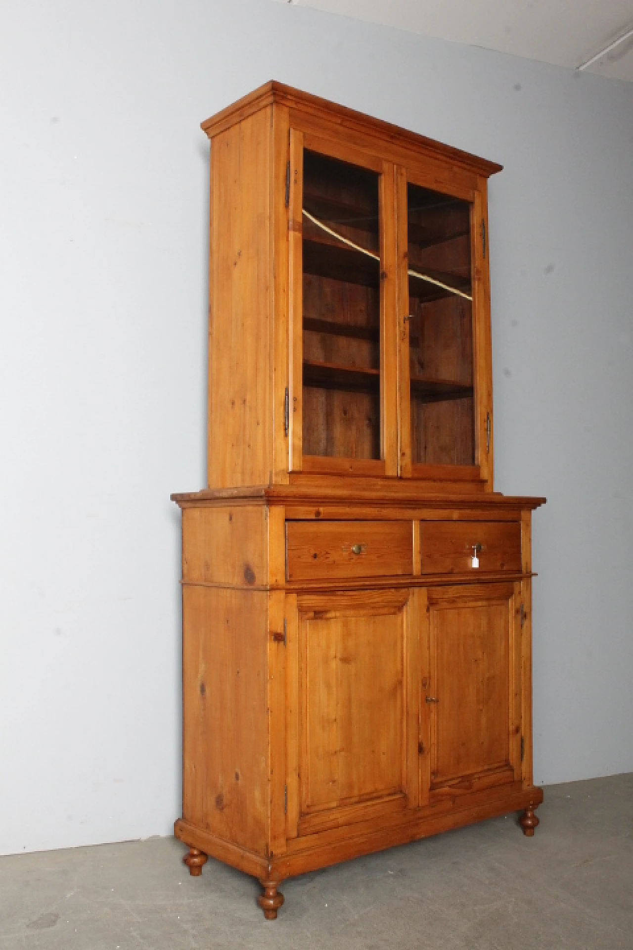 Tuscan rustic natural wood cupboard, 19th century 13