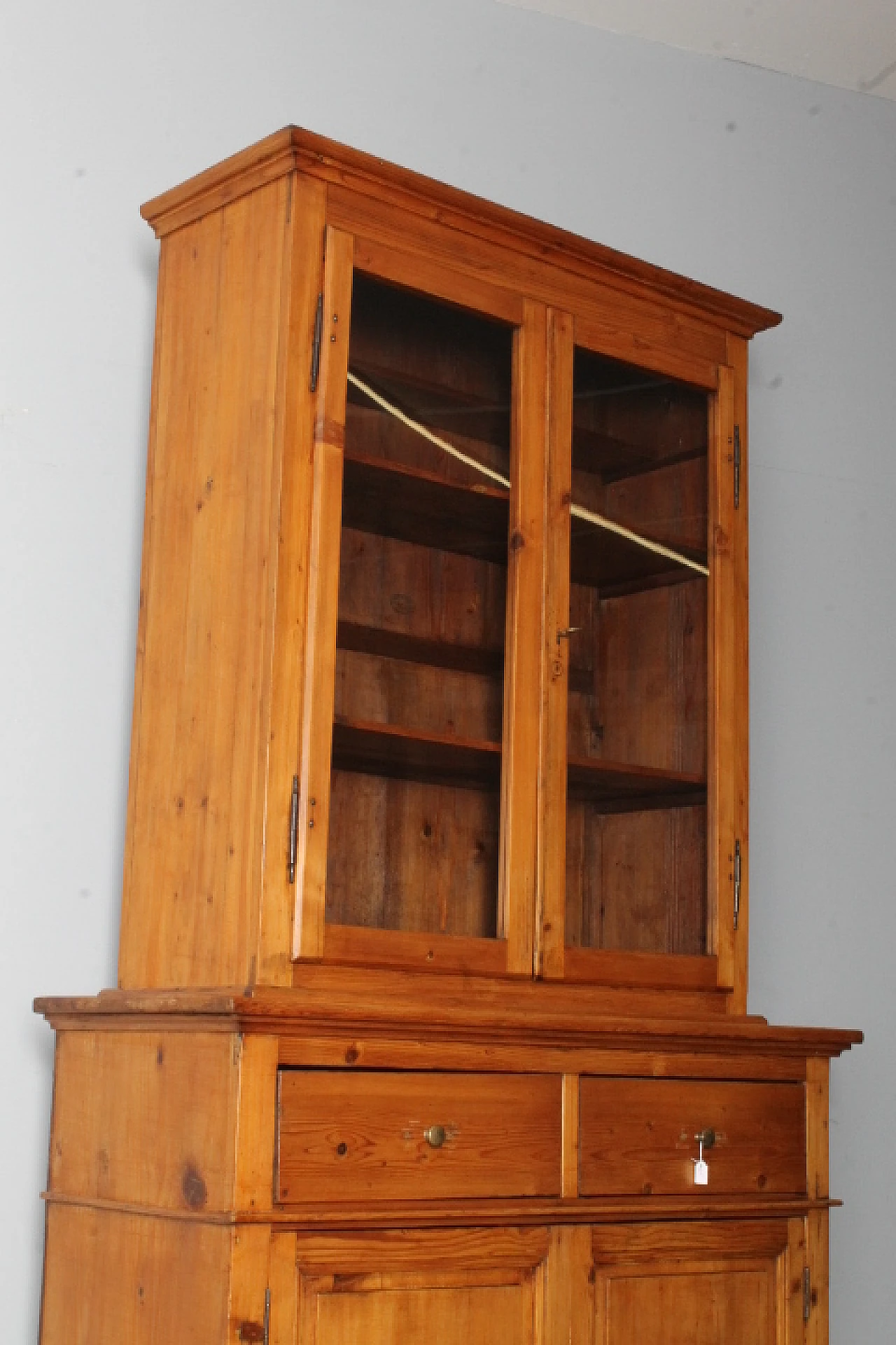 Tuscan rustic natural wood cupboard, 19th century 14