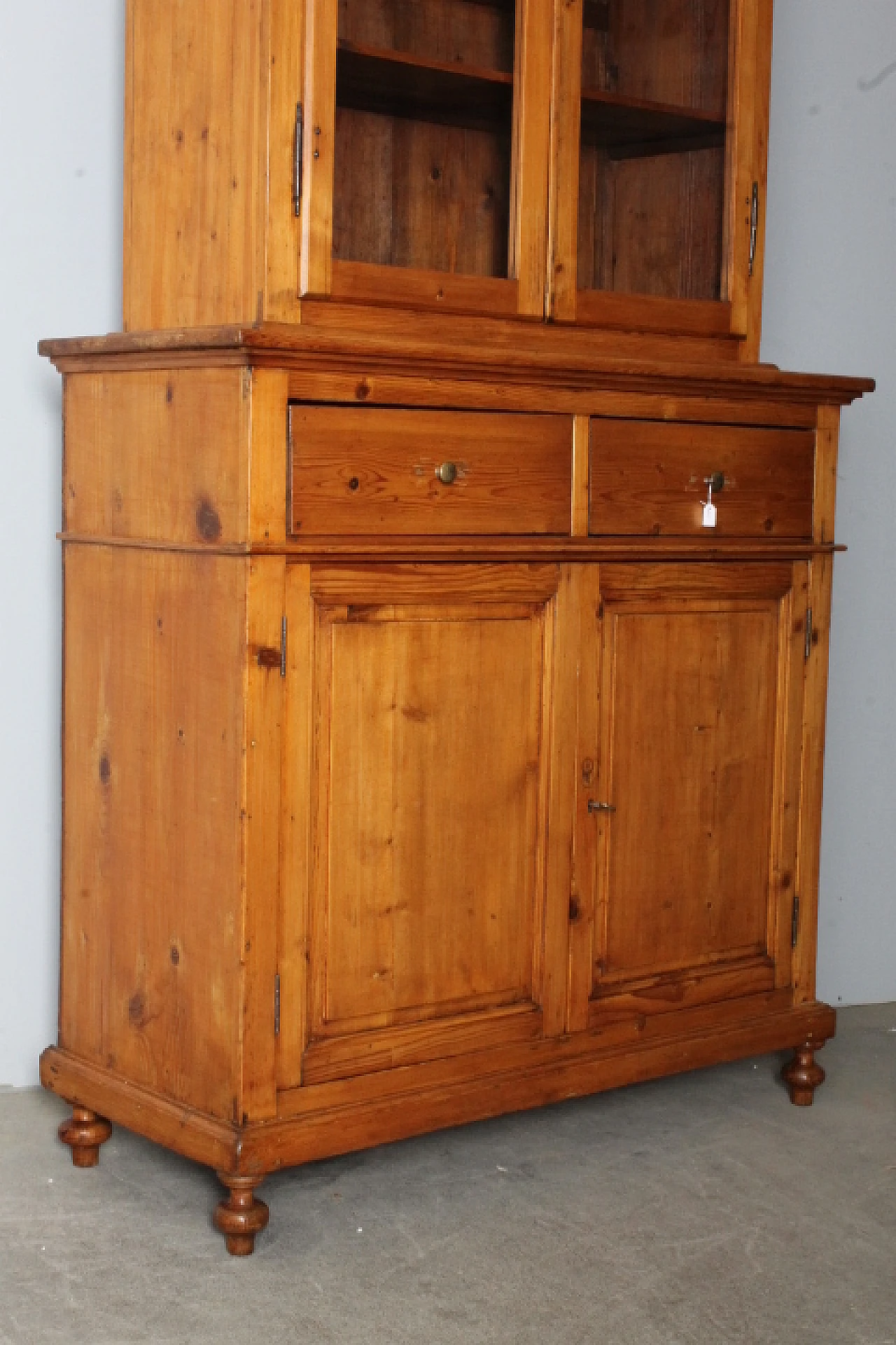 Tuscan rustic natural wood cupboard, 19th century 15