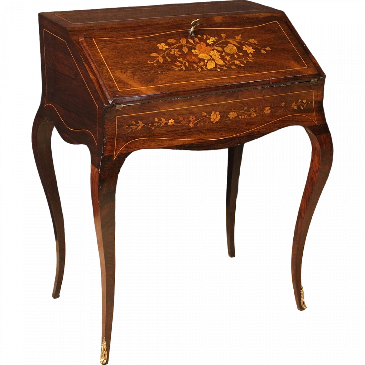 Louis XV style inlaid flap 13