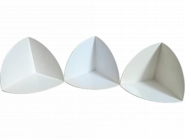 3 bookends by Giotto Stoppino for Kartell, '70s