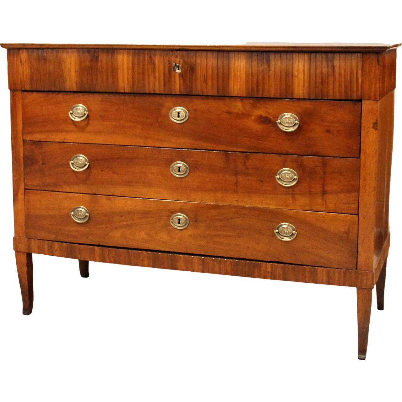 Walnut Direttorio chest of drawers, late 18th century 10