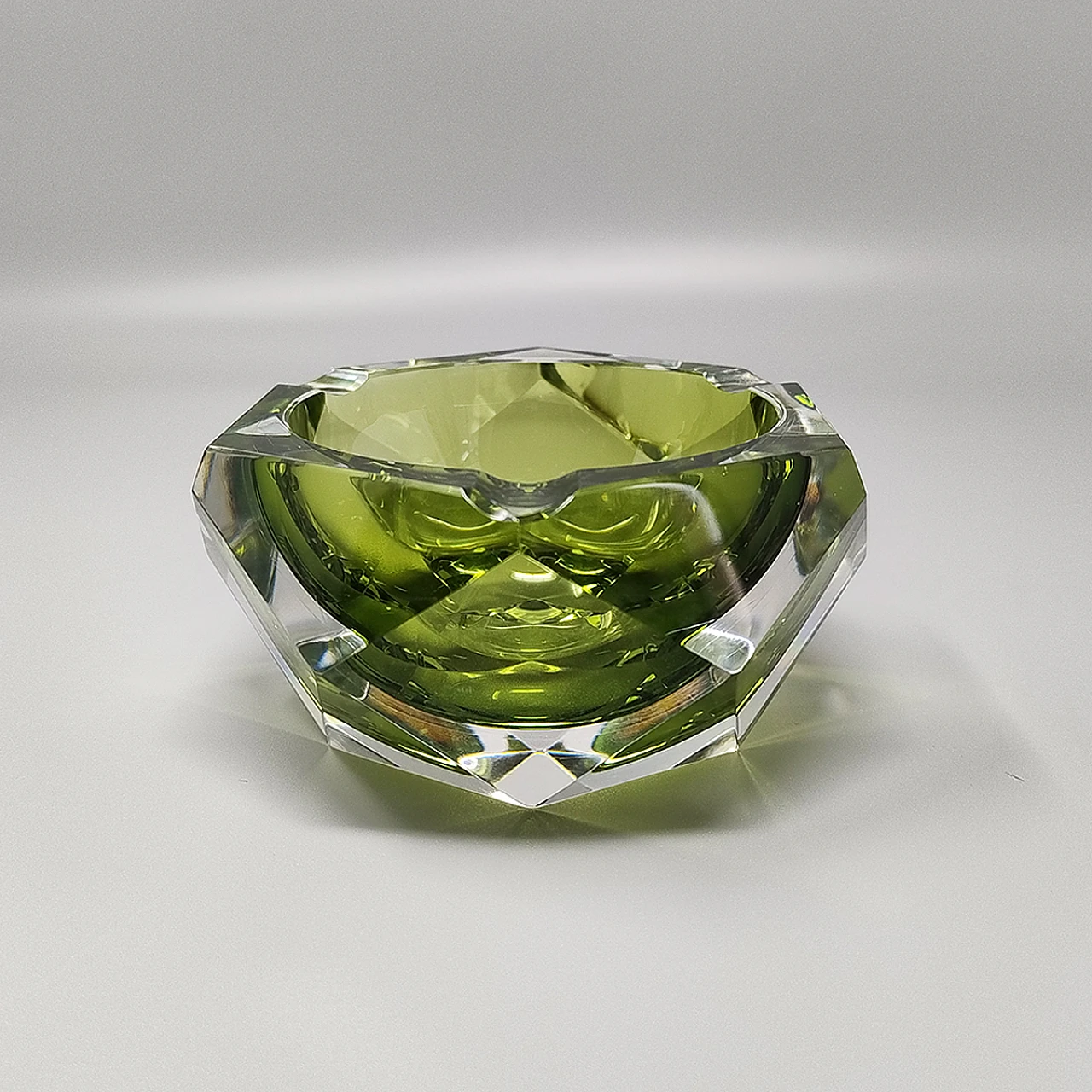 Green Ashtray  by Flavio Poli for Seguso, 1960s 4