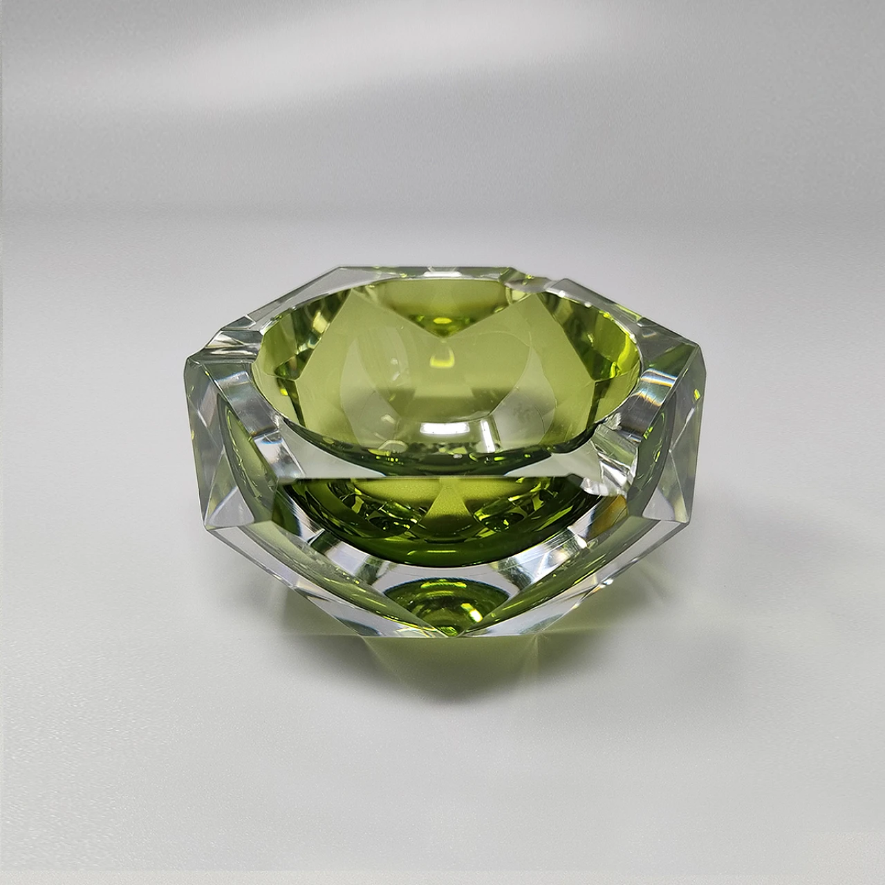 Green Ashtray  by Flavio Poli for Seguso, 1960s 5