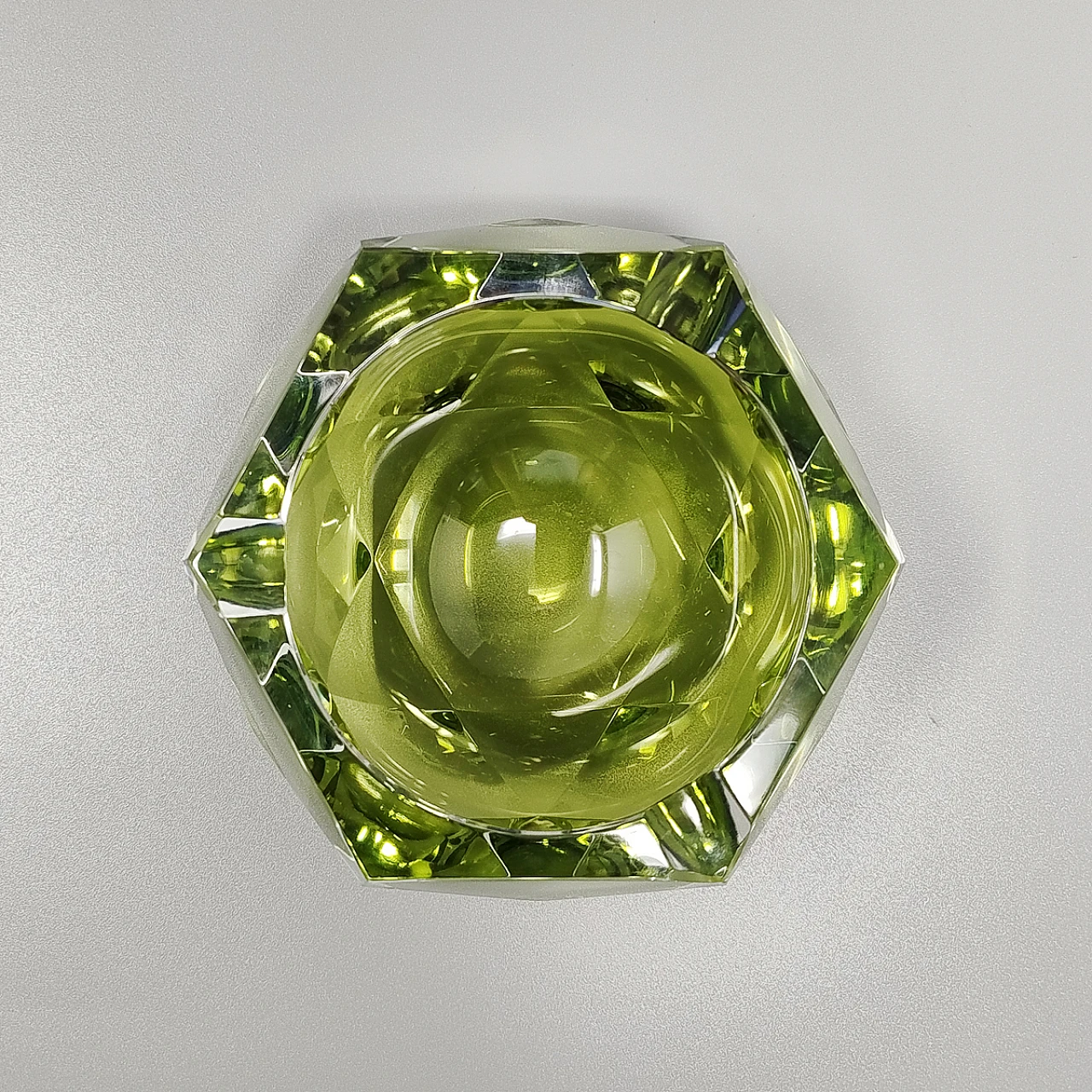 Green Ashtray  by Flavio Poli for Seguso, 1960s 6