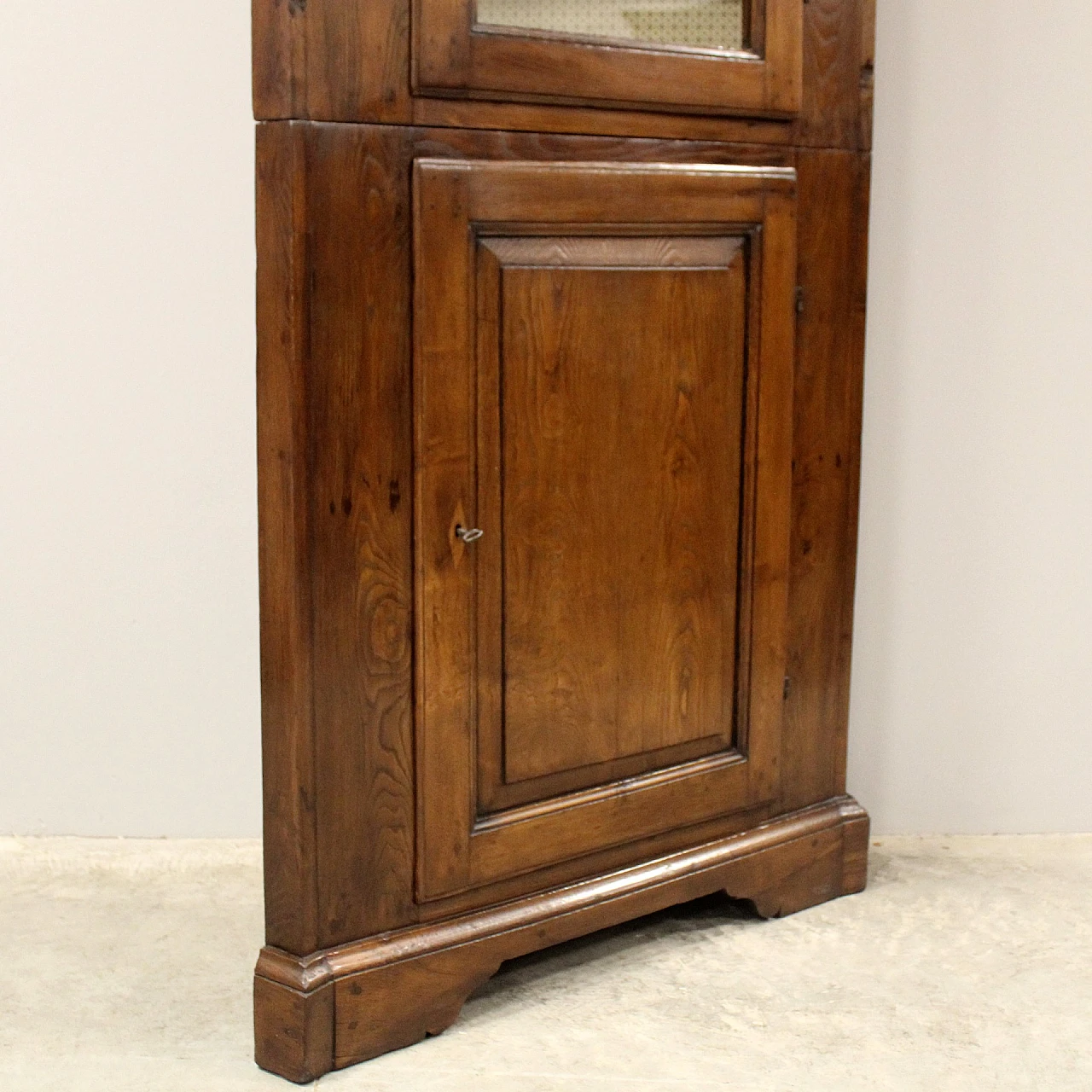 Chestnut wood showcase, 19th century 6