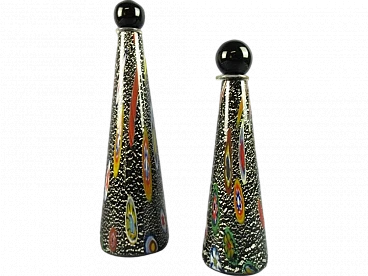 Artistic bottles Murano glass sculptures by Michielotto