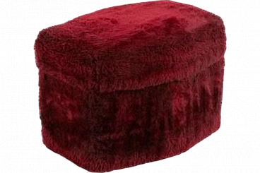 Pouf o sgabello Teddy vintage, anni '60