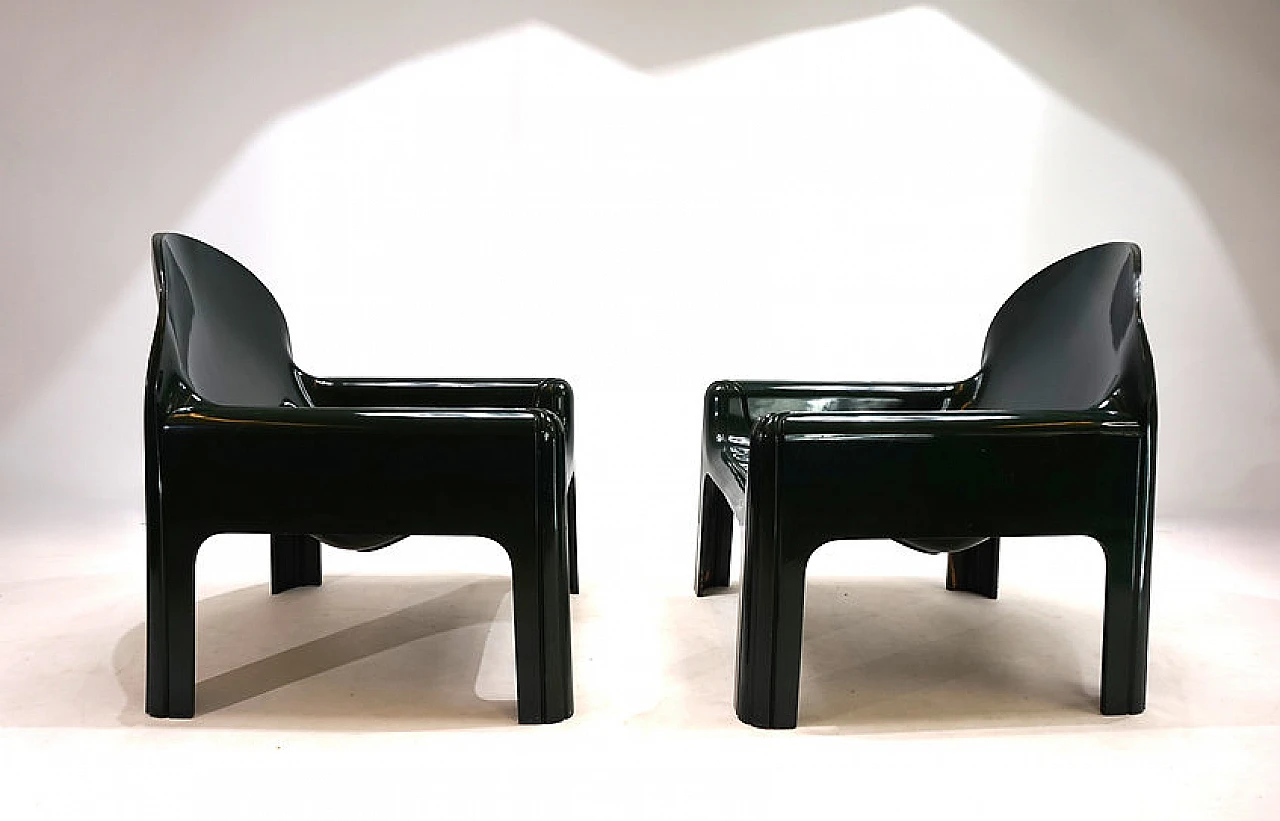 Pair of Kartell 4794 chairs by Gae Aulenti, 1970s 2