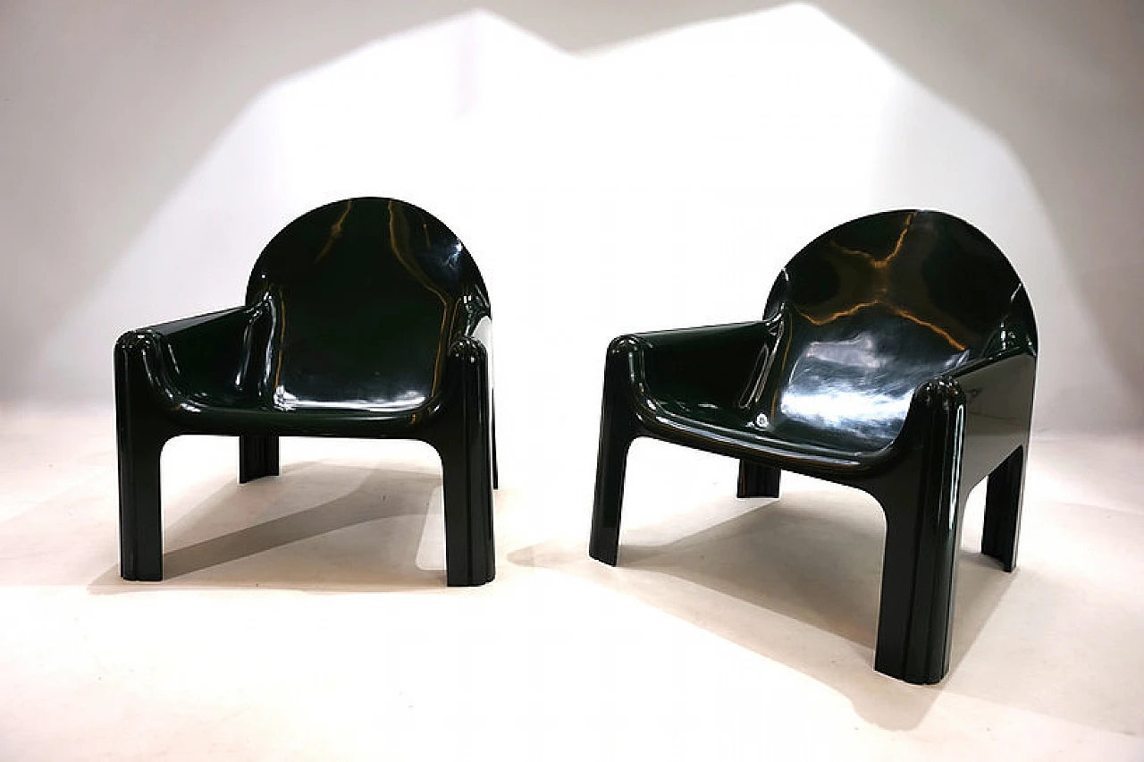 Pair of Kartell 4794 chairs by Gae Aulenti, 1970s 3