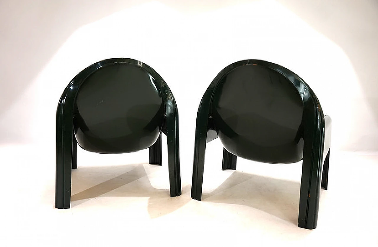 Pair of Kartell 4794 chairs by Gae Aulenti, 1970s 5