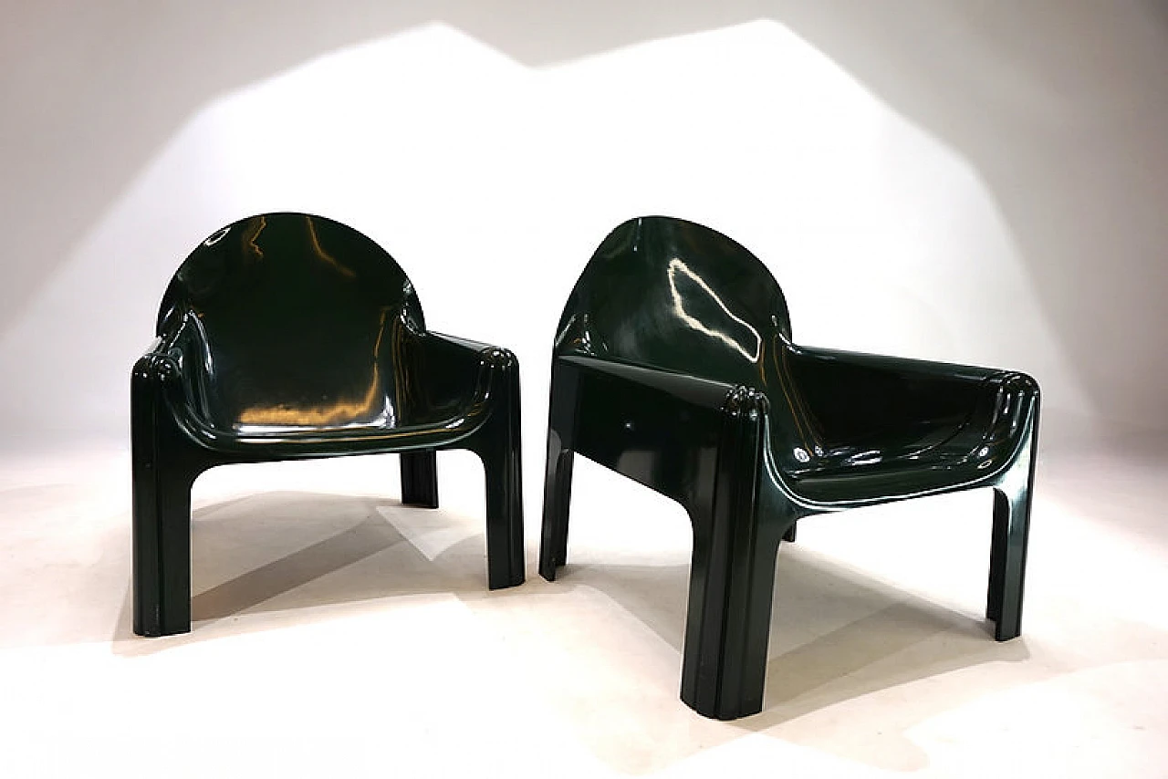 Coppia di sedie Kartell 4794 di Gae Aulenti, anni '70 7