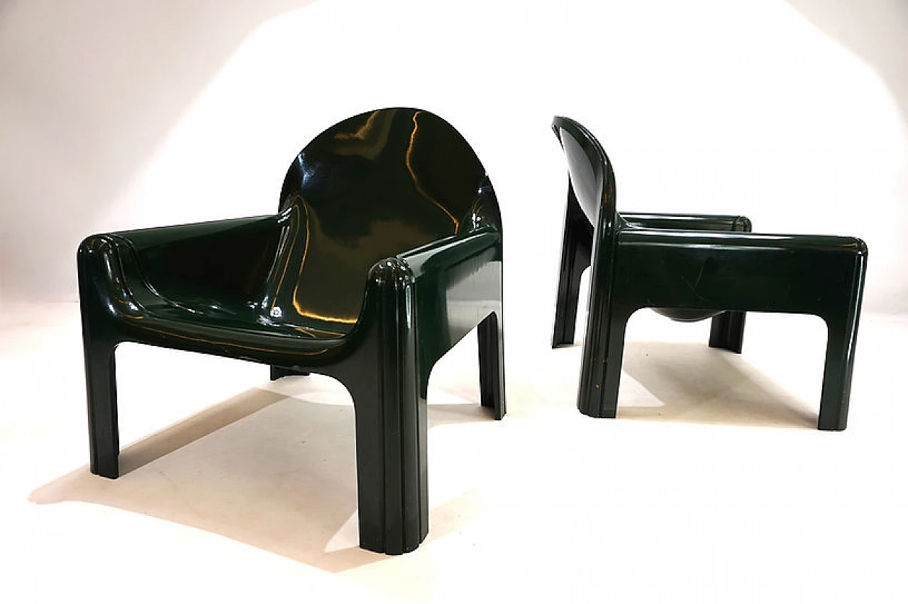 Coppia di sedie Kartell 4794 di Gae Aulenti, anni '70 11