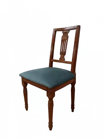 Louis XVI chair in walnut, late 18th century