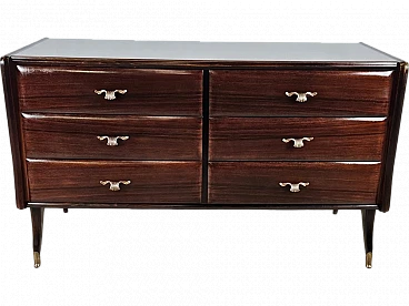 Chest of drawers in mahogany, 1950