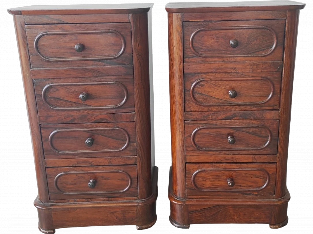 Pair of wooden bedside tables, 1980s 12