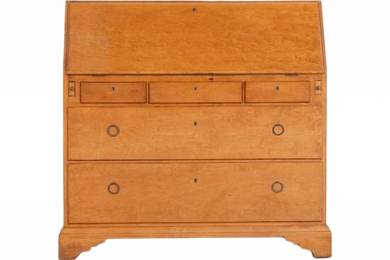 Wooden writing desk by Nordiska Kompaniet, early 20th century 13