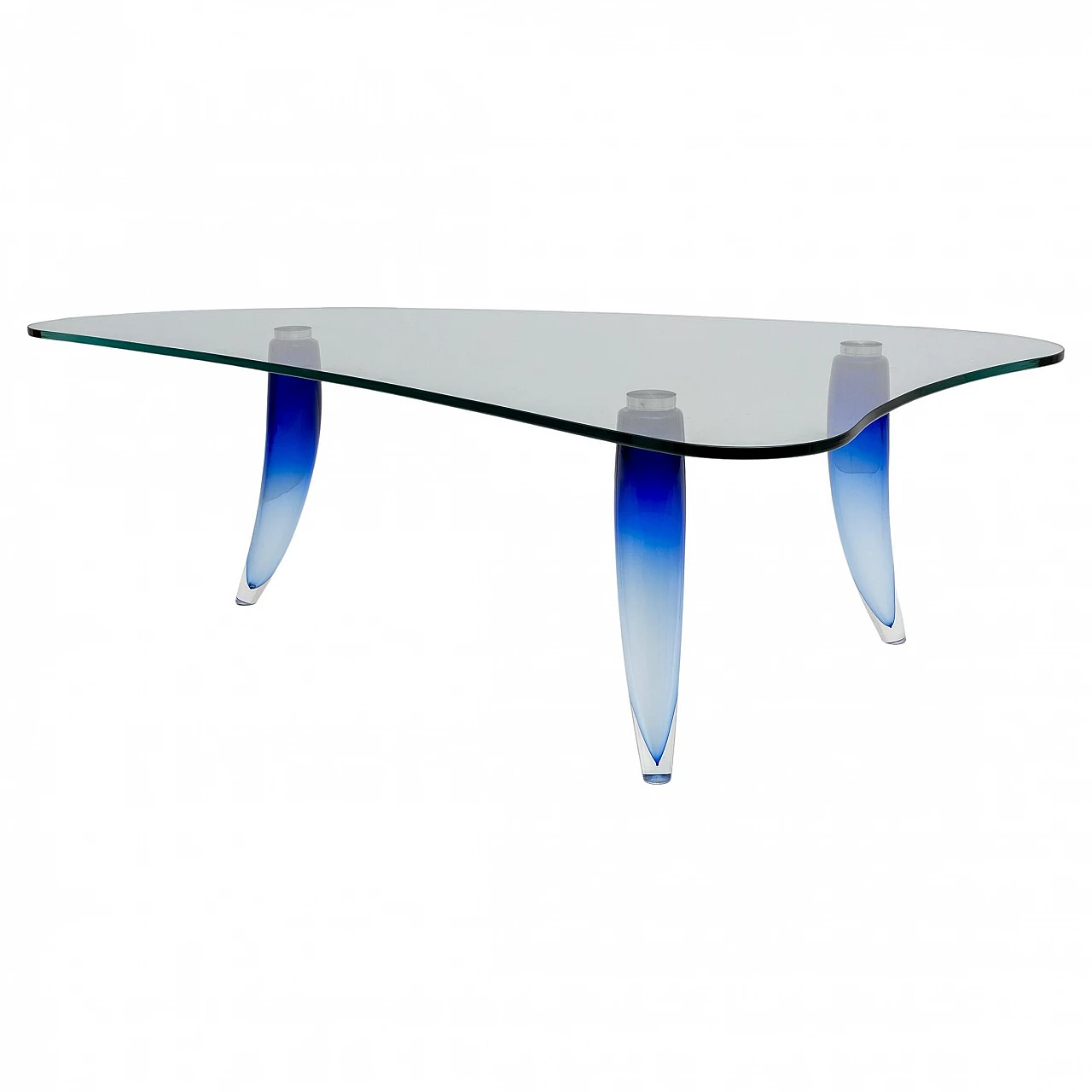 Murano glass coffee table by Seguso for Roche Bobois, 1990s 1